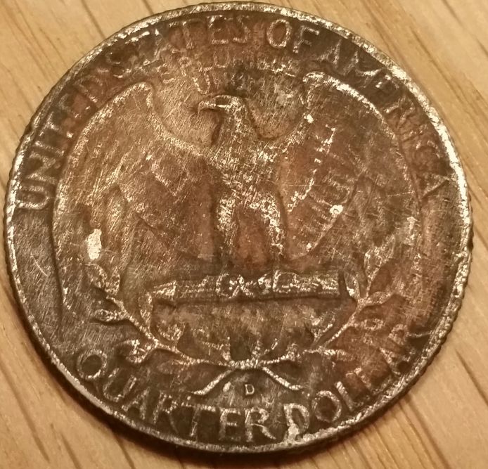 1961-Washington-Quarter-That-Weighs-Only-*5.71g*